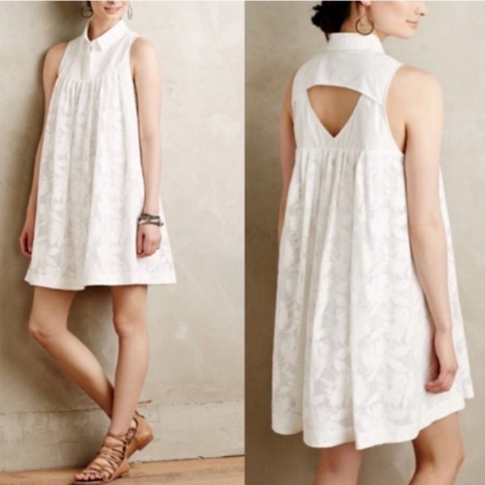 Anthropologie HD White dress